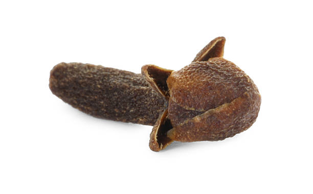 istock Aromatic spice. Dry clove bud isolated on white 2222305508