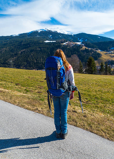 istock Young Female Hiker in Alps 2222318118