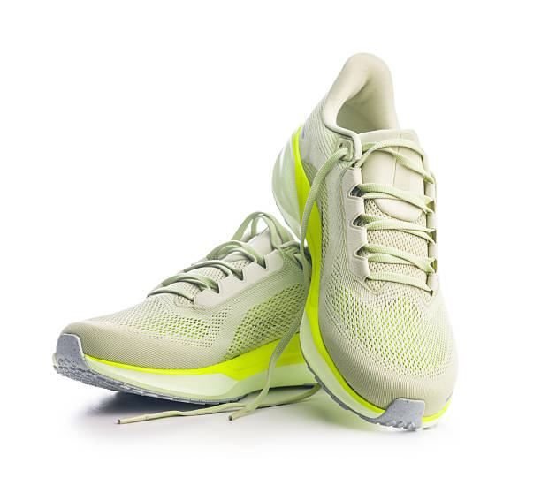 istock Sport running shoes isolated on white background. 2222320776
