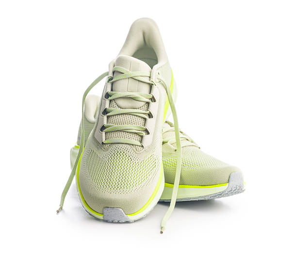 Sport running shoes isolated on white background.