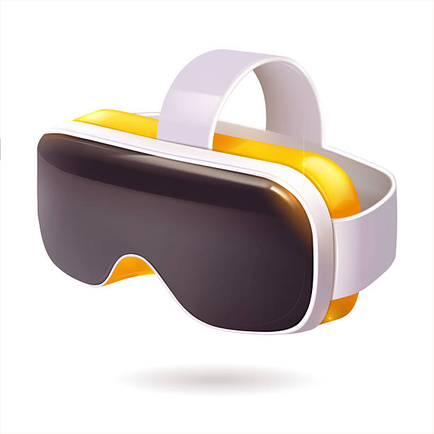 istock A pair of virtual reality goggles displayed against a pristine white background in the style of 3D realism, cartoon design, 3D plastic with glossy highlights 2222324278