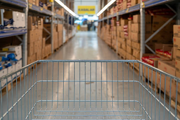 istock Unrecognizable supermarket aisle as background 2222324288