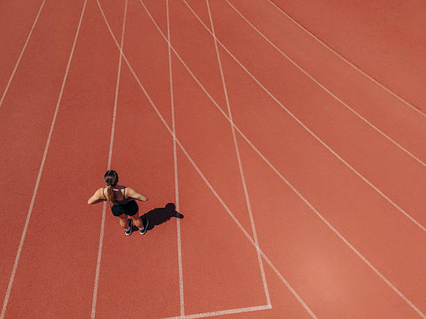 istock Athlete woman runner on athletics track 2222325331