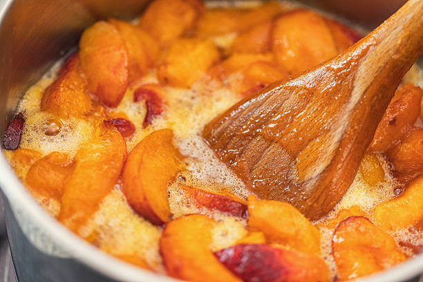 istock Preparing Homemade Apricot Jam 2222327135