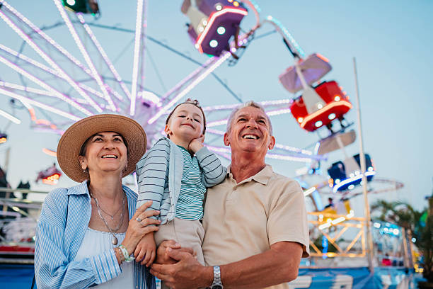 istock Having fun in an amusement park 2222329641