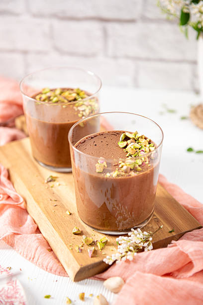 istock Two servings of luscious chocolate dessert 2222336576
