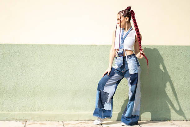 istock Young woman making a fashion statement 2222339515