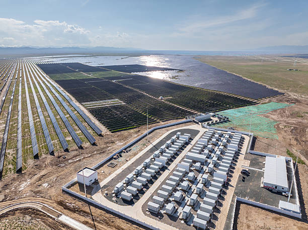 istock Solar power station and energy storage power station 2222340723