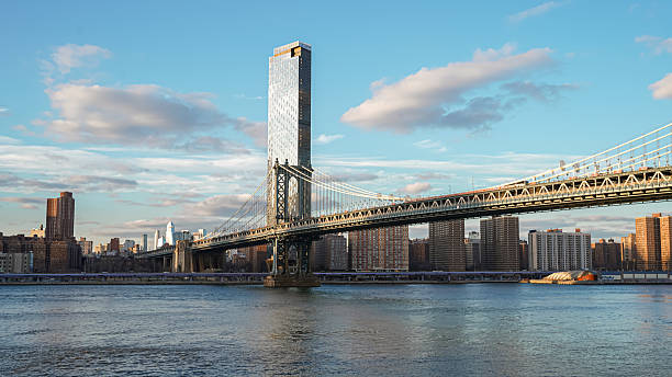 istock Majestic sunset over Manhattan skyline viewed from DUMBO. 2222348329