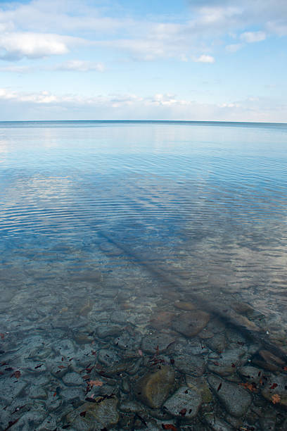 Lake Ontario Coastline with a Bluesky