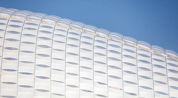 istock A large white building with a blue sky in the background 2222371537