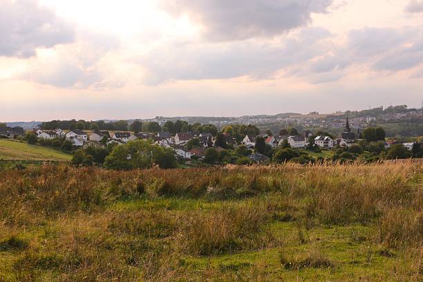 istock Twilight in Wickede on the Ruhr in the Sauerland 2222372302