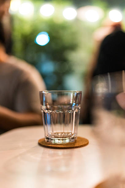 istock A empty glass of water on table 2222374001