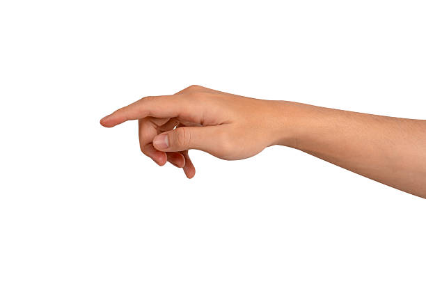 istock Beautiful hand gesture isolated on white background. High quality studio shot. Concept for health and beauty care, business technology, and advertising. 2222377510