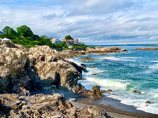 istock Summer New England Rocky Coast Landscape 2222395851