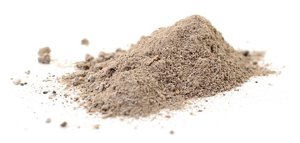 istock Pile of wood ash isolated. 2222395963