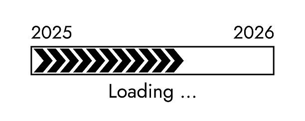 2026 Loading Text 640+ Mobile Phone Happy New Year On The Screen Stock Photos, Pictures ...