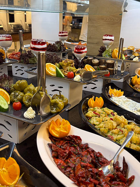 istock Gourmet Cold Dishes on Hotel Buffet in All-Inclusive Restaurant 2222401852