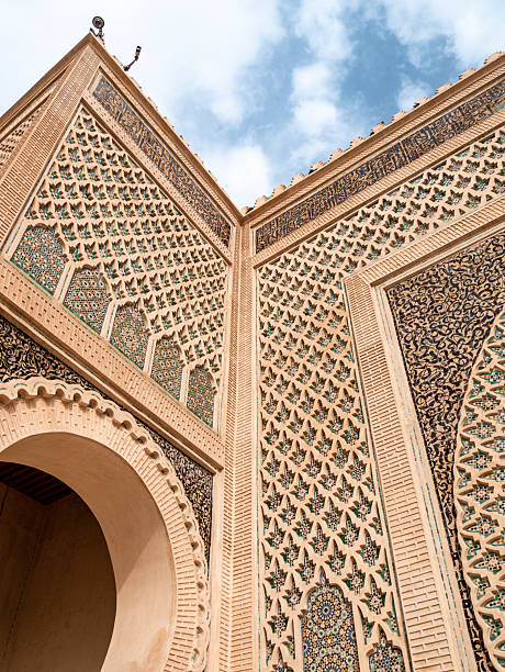istock Bab Mansour in Meknes, Morocco on a sunny afternoon - Low Angle shot 2 2222402555