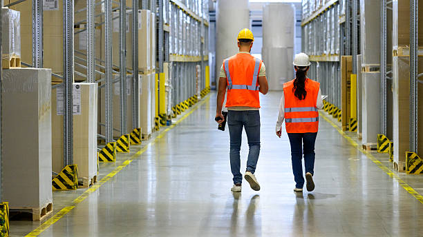 istock Supply Chain Stuff in Safety Gear 2222421582