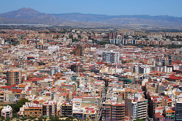 istock Alicante Urban Density with Mountain Backdrop 2222442131