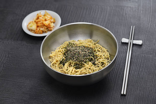 Perilla oil cold noodles, Korean cuisine