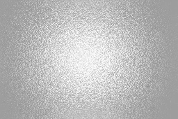 istock Silver or gray center froster foil glass texture background. Abstract gradient bright light reflection and shiny rough texture surface 2222459306