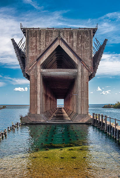 istock Ore Docks at Marquette Michigan 2222460181