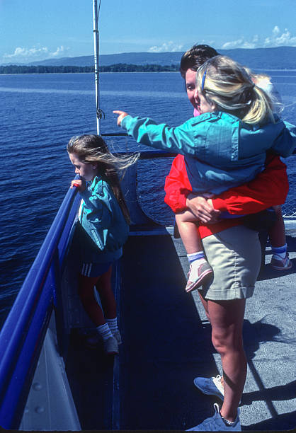 istock Lake Champlain - Mom & Daughters on the Ferry - 1985 2222460335