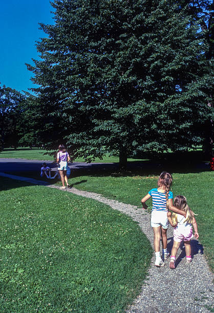 Hyde Park NY - Walking in the Park - 1985