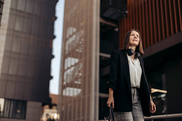 istock Businesswoman rushing to work 2222461065