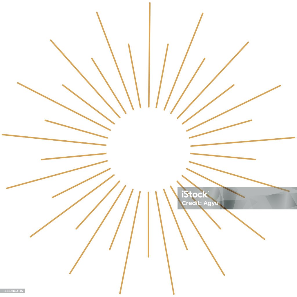 Radial Line Vector Decorative Radial Line Design Stock Illustration - Download Image Now ...