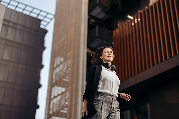 istock Businesswoman rushing to work 2222463653