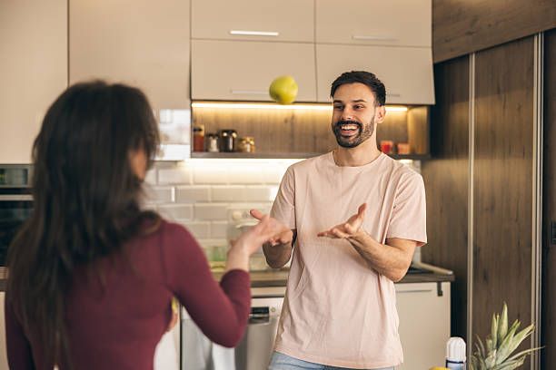 istock Couple Juggler  With Fruits 2222467644