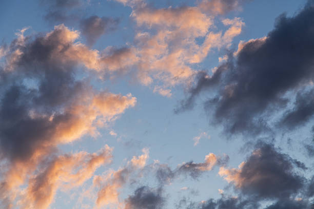 istock Beautiful sunset with clouds over the lake. 2222471316