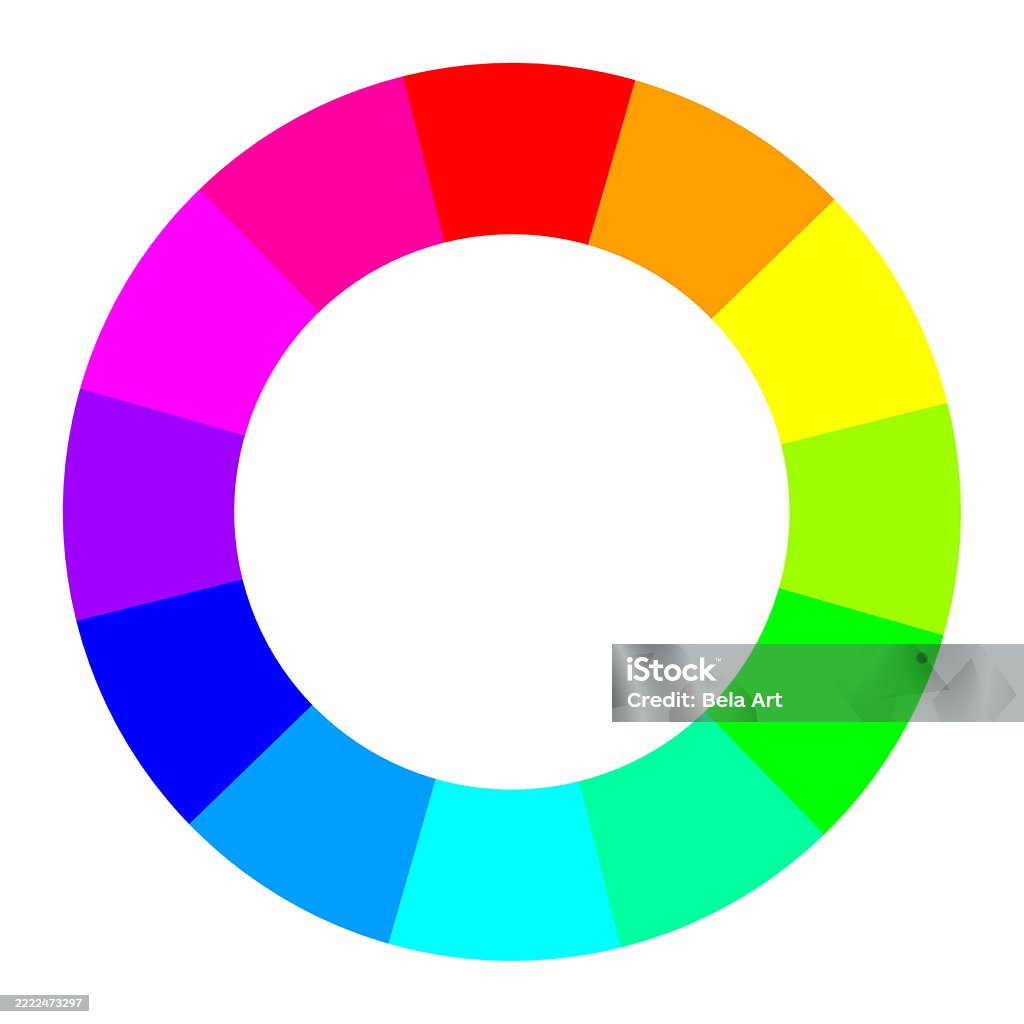Color Wheel Background Design Special Design For Color Wheel Education Stock Illustration - Download ...