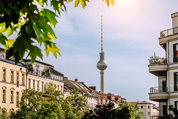 istock Charming Berlin Cityscape Featuring Iconic TV Tower and Residential Architecture 2222476078