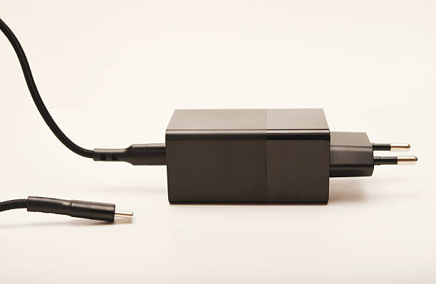 istock A new charger for gadgets with a wire. USB charging with a wire. 2222483108