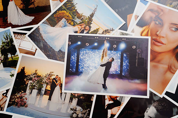 istock Beautiful printed wedding photos. 2222486614