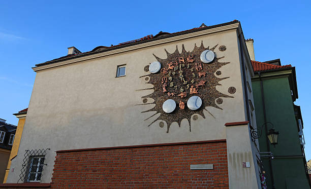 istock The Warsaw Astronomical Clock on the wall 2222490985