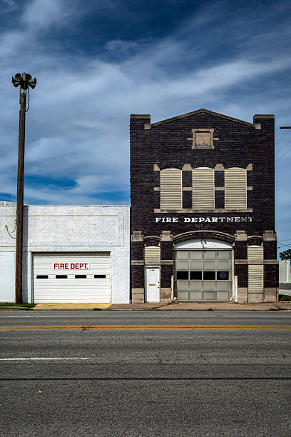 istock Old Fire Station Buildings in Cairo, Illinois 2222498594
