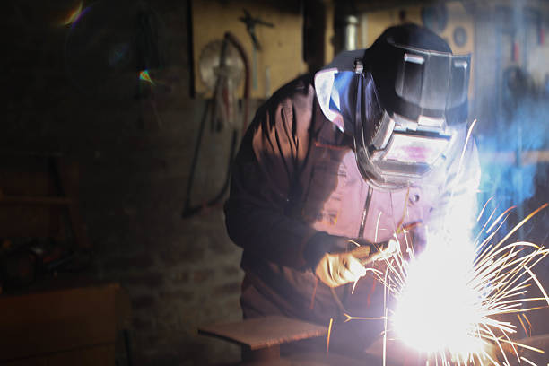 istock Sparks Flying During Metal Welding Procedure 2222512972