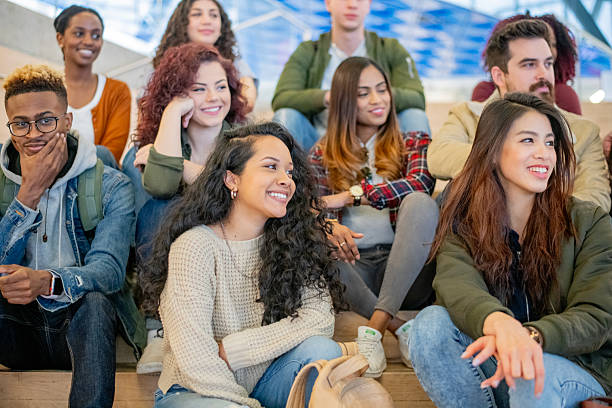 istock Diverse Group of Students Enjoying Time Together on Campus Stairs 2222514978