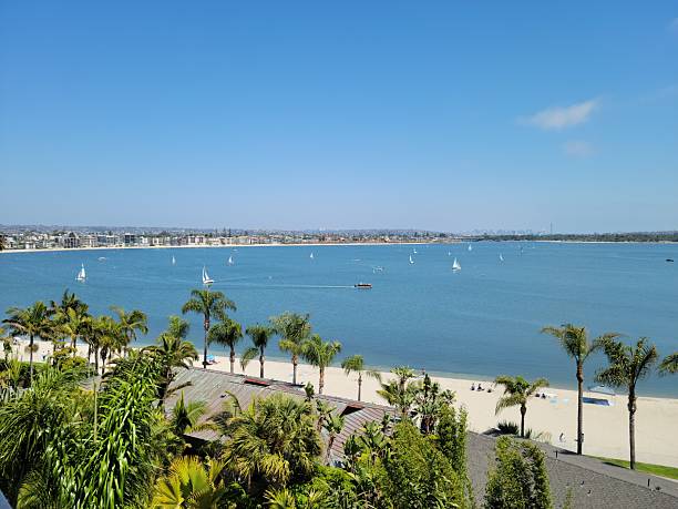 Sunny Summer Day at Sail Bay, San Diego, California