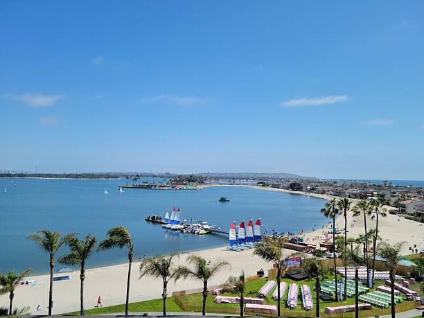istock Sail Bay under Blue Sky, San Diego, CA 2222518612