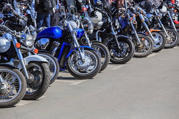 istock Motorcycles in the parking 2222523385