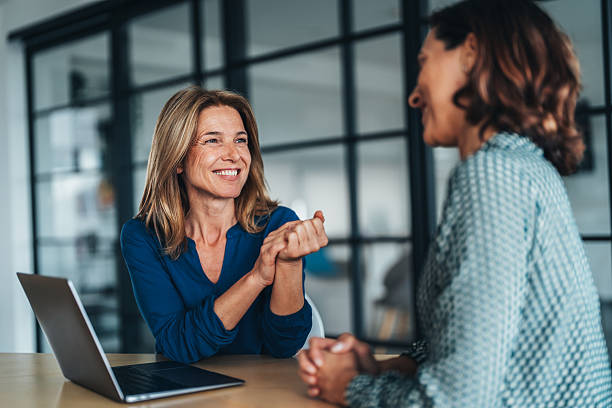 istock Productive Meeting with coworker 2222525809