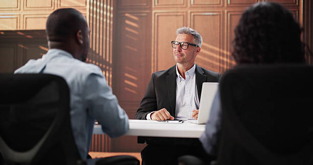 istock The Lawyer Helps A Diverse Couple Navigate Divorce 2222549213