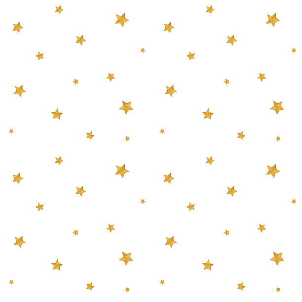 istock Beautiful seamless pattern with gold foil constellations, yellow stars, sky background. Watercolor digital illustration. Cute for the kids design of clothes, textile, wrappers, presents 2222551820