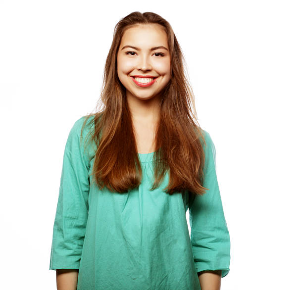 istock Beautiful young surprised woman. Studio shot. 2222552294
